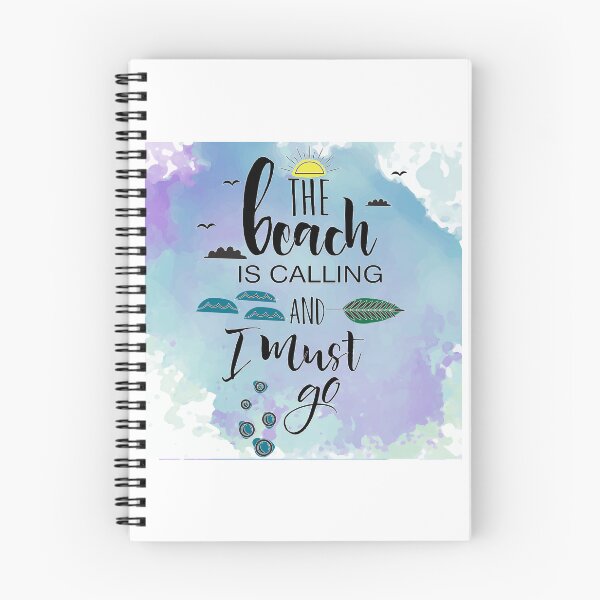 Item preview, Beach is calling & I must go - Colorful designed and sold by Unaiza Khalid.