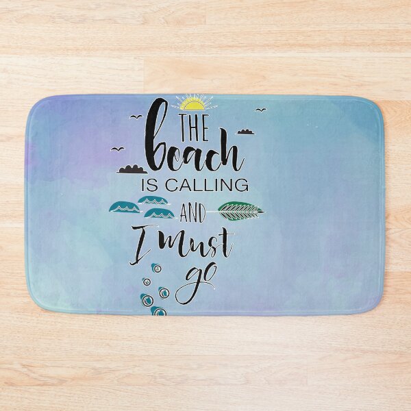 Item preview, Beach is calling & I must go - Colorful designed and sold by Unaiza Khalid.