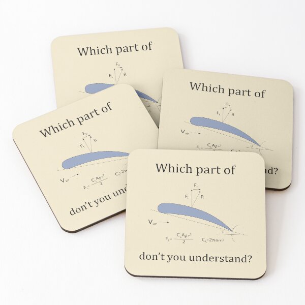 Item preview, Which part of LIFT EQUATION don't you understand? - PILOTS & AEROSPACE & AERONAUTICAL ENGINEERS BEING FUNNY, simple black typography pilot meme on white and beige background designed and sold by Kristina M.