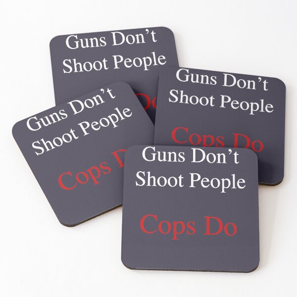 Item preview, Vintage Photograp Guns Don't Shoot People Cops Do designed and sold by IlseWestphal.