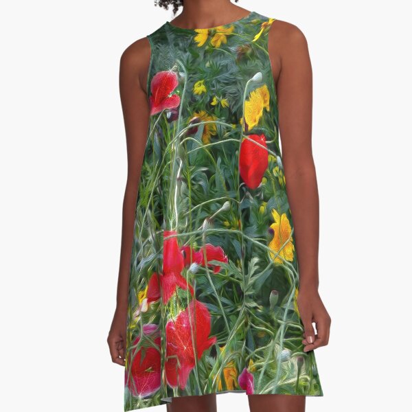 Wildflower Meadow A-Line Dress