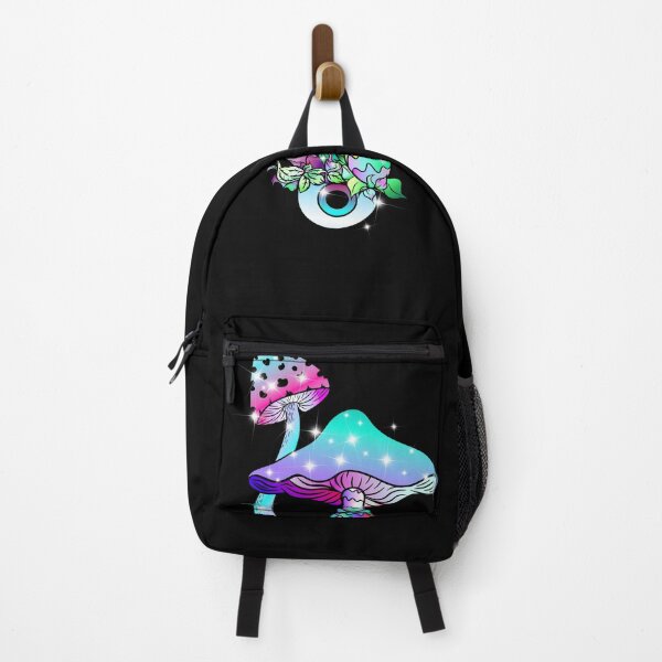 Item preview, Neon Magic Mushrooms With Eye Fantasy Psychedelic designed and sold by Ascooepics.
