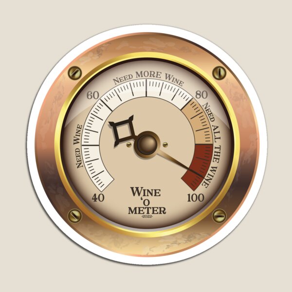 Wine 'O Meter Magnet