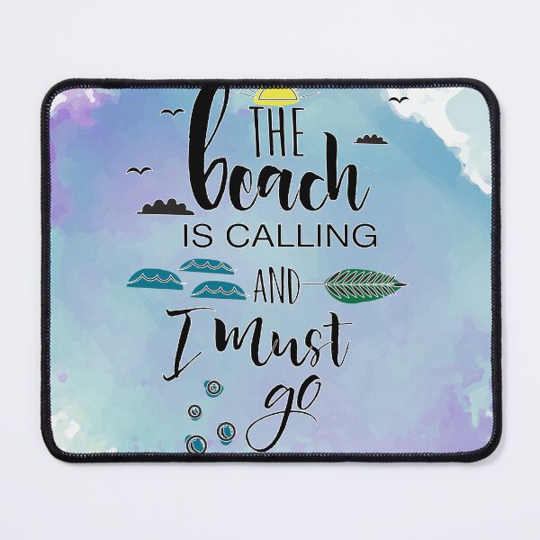 Item preview, Beach is calling & I must go - Colorful designed and sold by Unaiza Khalid.