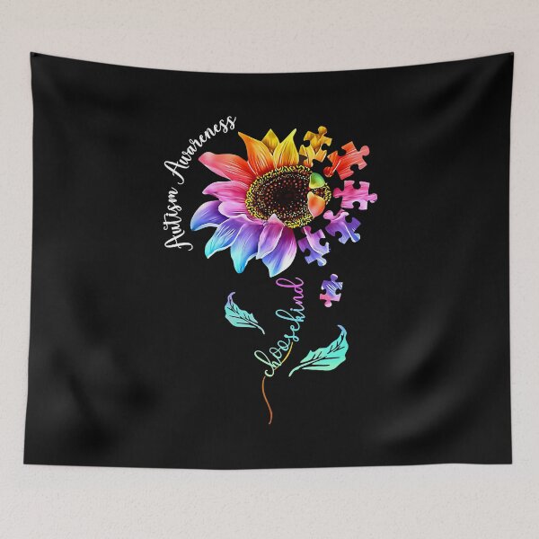 Item preview, Choose Kind Autism Awareness Sunflower Mom Women Kids designed and sold by HaaChris-Artis.