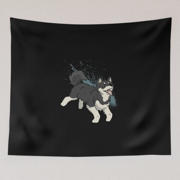 Item preview, Running Lappie (Black With Light Markings) Classic T-Shirt designed and sold by janlzmaude.