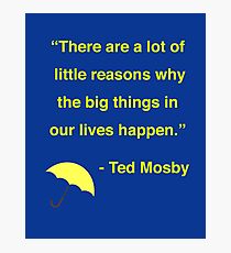 Ted Mosby Fotodruck