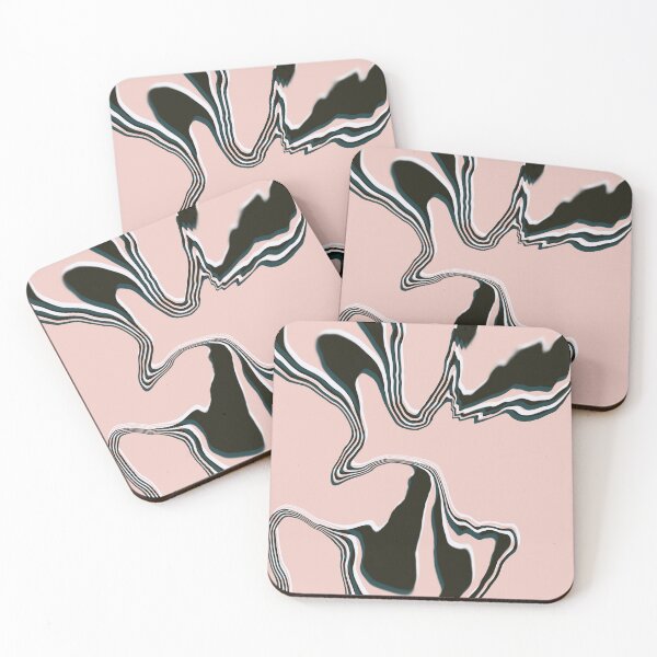 Item preview, Pink and Black Abstract  designed and sold by Poonam Shinde.