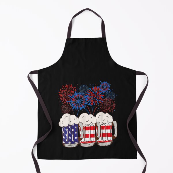 Item preview, Beer American Flag 4th of July For Men Women Merica USA T-Shirt designed and sold by Anthony-Wilson.