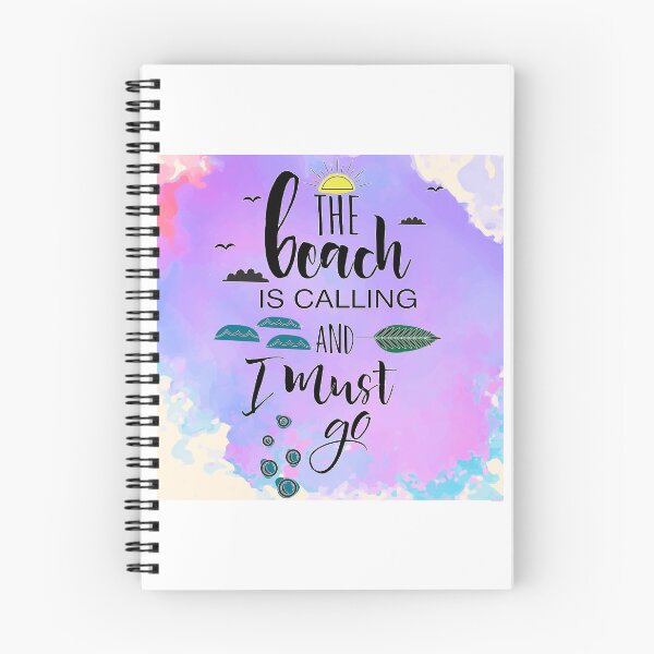 Item preview, Beach is calling & I must go - Purple designed and sold by Unaiza Khalid.