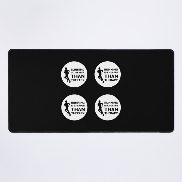 Item preview, Running Is Cheaper Than Therapy Sticker designed and sold by verarheaf9.