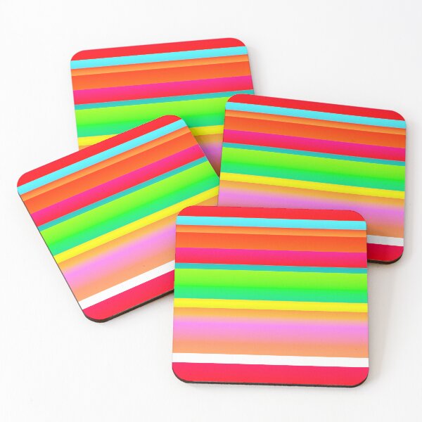 Item preview, Bright summer color palette striped (summer style) designed and sold by lausn.