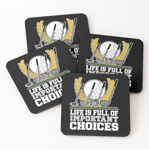 Item preview, LIFE IS FULL OF IMPORTANT CHOICES FUNNY GOLF GIFT MEN WOMEN designed and sold by sobriowslen.