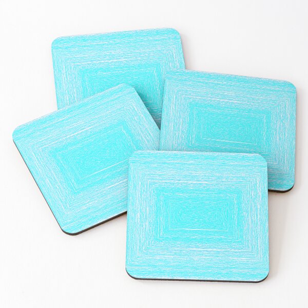 Item preview, SWEET BLUE CYAN LIGHTLY STRIPED WHITE. designed and sold by Ralek.