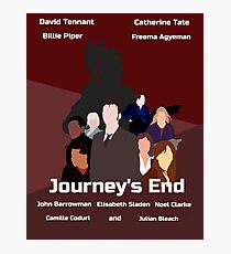 Journey's End retro print Photographic Print