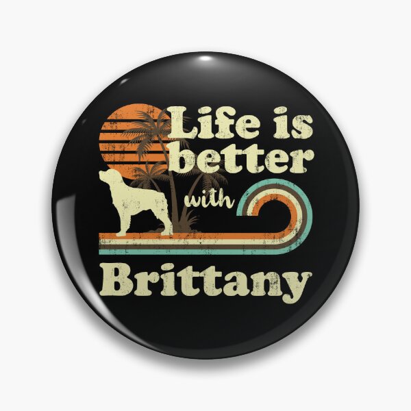 Artikelvorschau, Life is Better with Brittany Vintage entworfen und verkauft von rafaeltto.