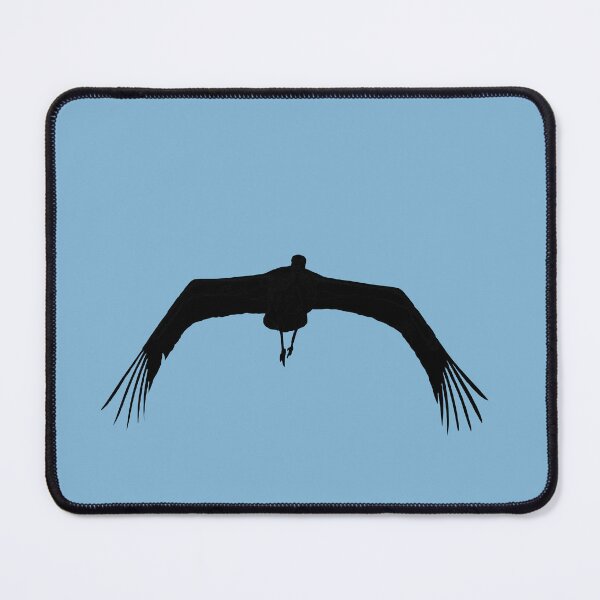 Item preview, White Stork (Ciconia ciconia) Bird Wings Flapping Silhouette designed and sold by taiche.