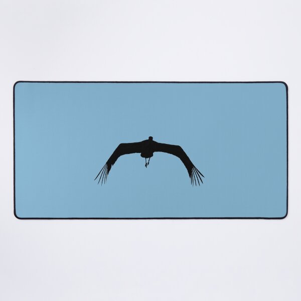 Item preview, White Stork (Ciconia ciconia) Bird Wings Flapping Silhouette designed and sold by taiche.
