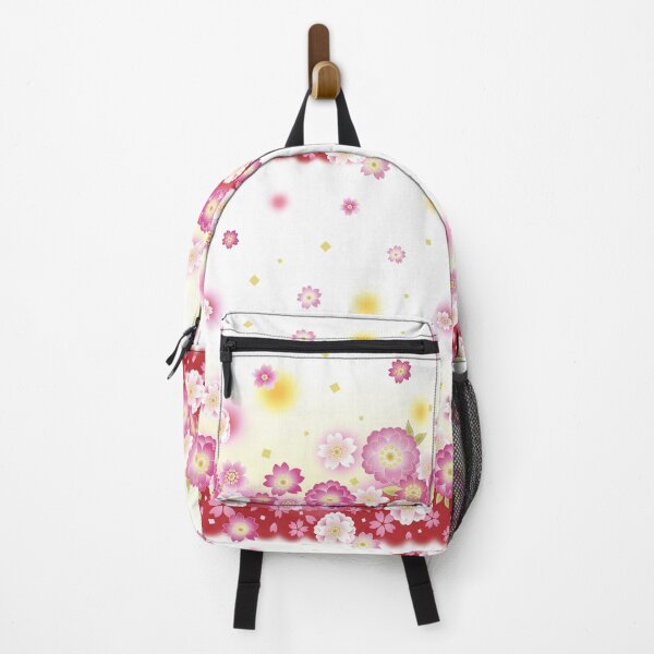 Item preview, Pink red and white flowers in a white background designed and sold by Arteartz.