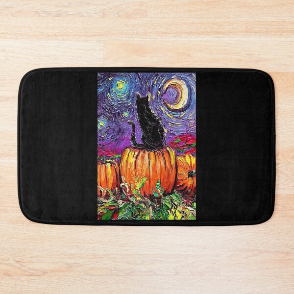 Item preview, CAT STARRY NIGHT ART black cat lover halloween designed and sold by Alexanderhishop.