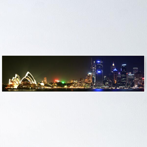 Item preview, Panorama Of The Opera House Skyline designed and sold by MiImages.