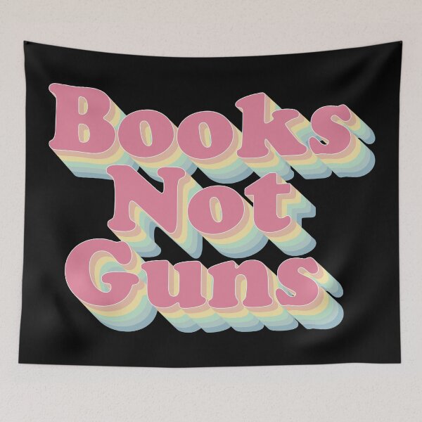 Item preview, Books Not Guns designed and sold by Texterns.