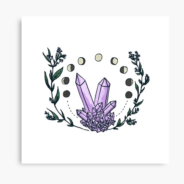 Amethyst Spell Canvas Print