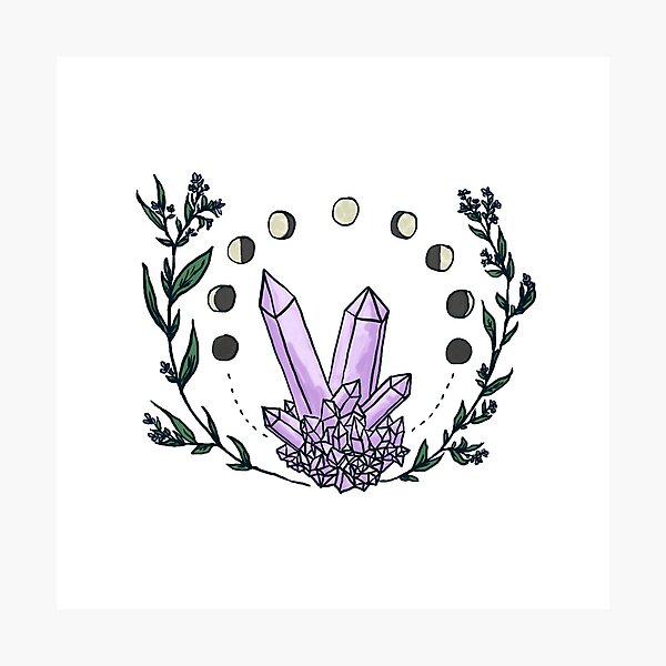 Amethyst Spell Photographic Print
