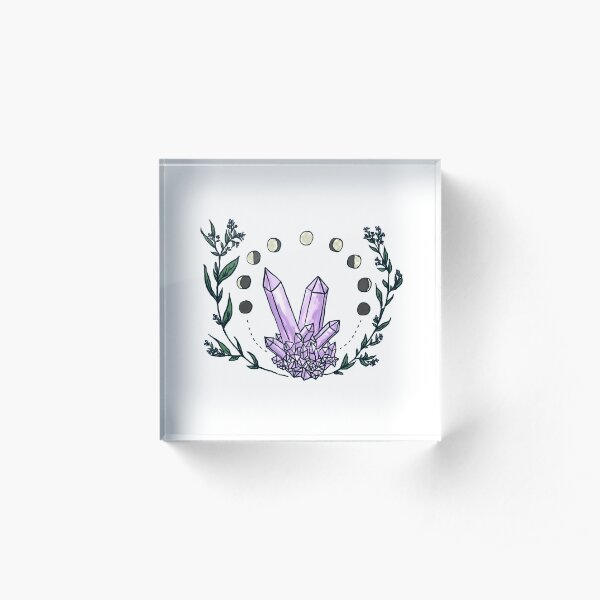 Amethyst Spell Acrylic Block