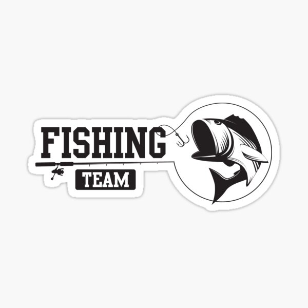 Fishing Team Stickers for Sale