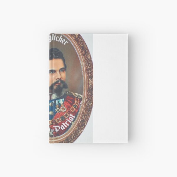 King Ludwig II of Bavaria Hardcover Journal