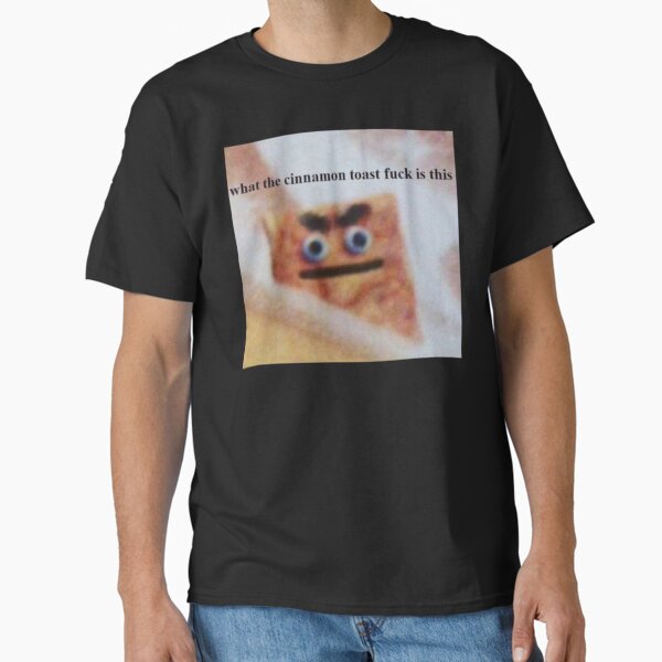 Vista previa del artículo con la obra «Tostada De Canela Crunch Meme», diseñado y vendido por GoldwinReynolds.