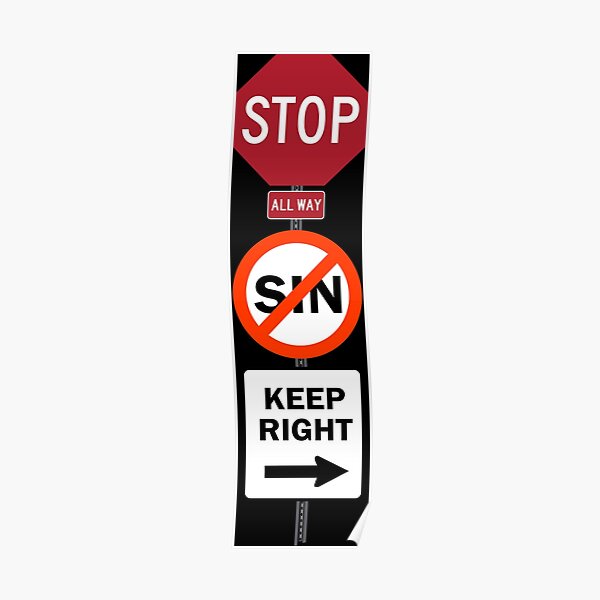 "Heavenly Traffic Sign " Poster for Sale by Warih Redbubble