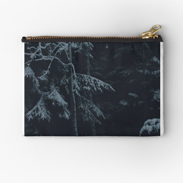 Winter Dark Zipper Pouch