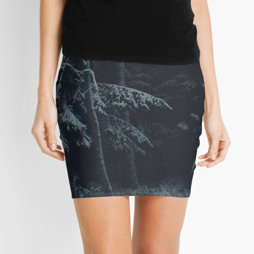 Winter Dark Mini Skirt