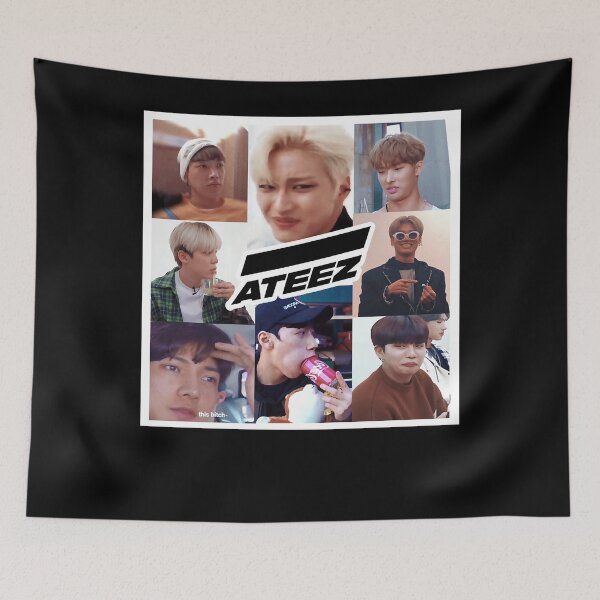 Item preview, Gift For Everyone Ateez Members As Memes Vintage Photograp designed and sold by JadeMckay083.