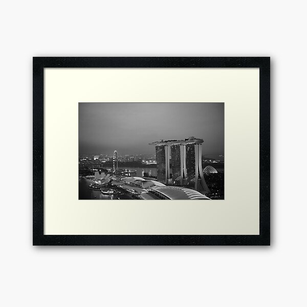 Marina Bay Sands Skyline Framed Art Print