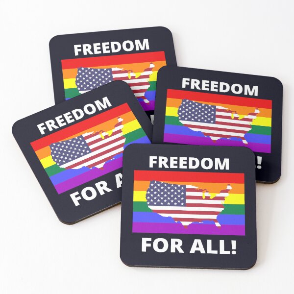Item preview, Freedom for All - Rainbow USA July 4th designed and sold by Evolved-LovinIt.