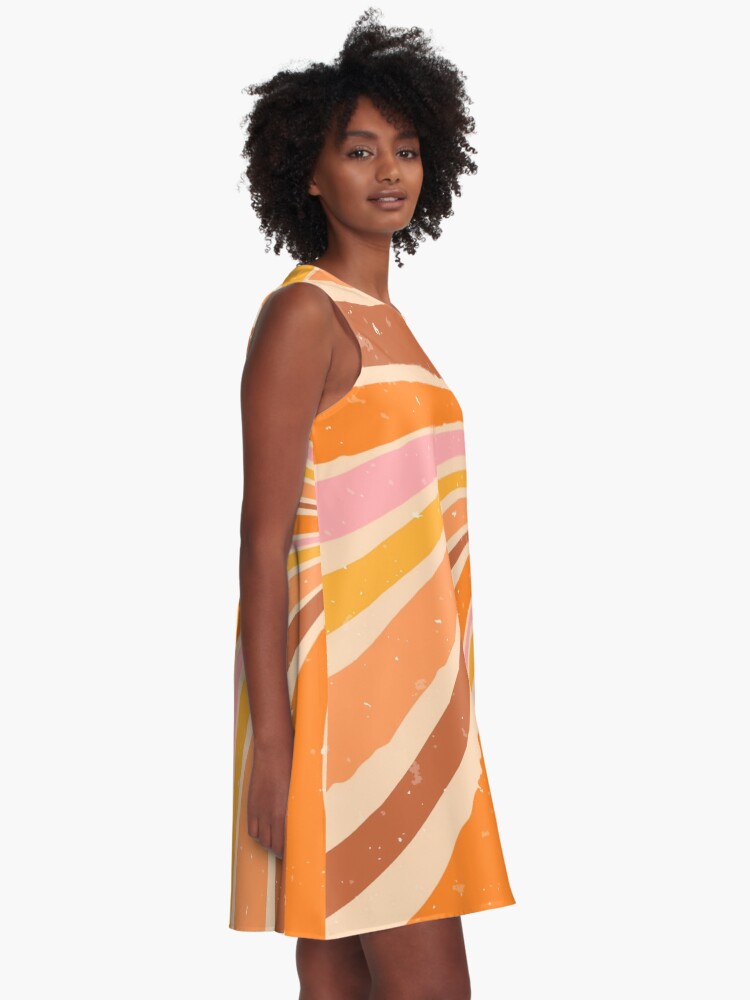 Alternate view of Groovy Pattern A-Line Dress