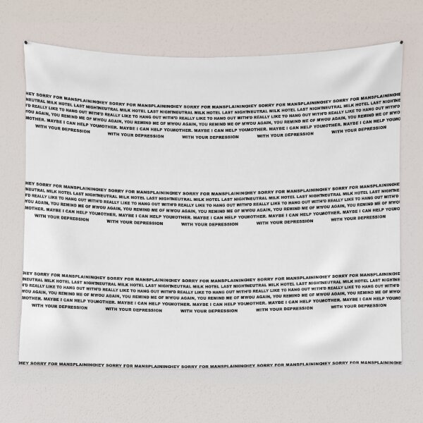 Item preview, Sorry For Mansplaining Neutral Milk Hotel Active  designed and sold by sandersteandre1.