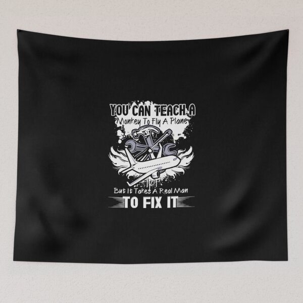 Item preview, AIRCRAFT MECHANIC TEACH MONKEY FLY PLAN designed and sold by aryagiri.