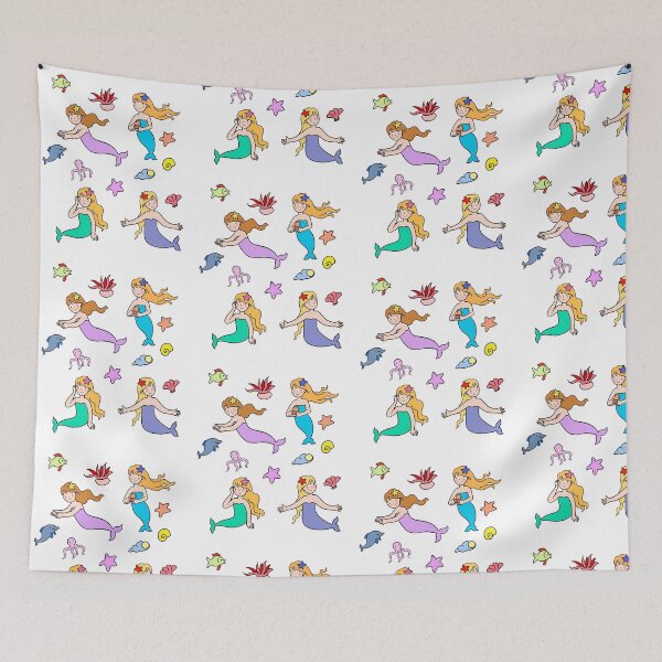 Item preview, Cartoon magical marmaids  designed and sold by sonaadalian.