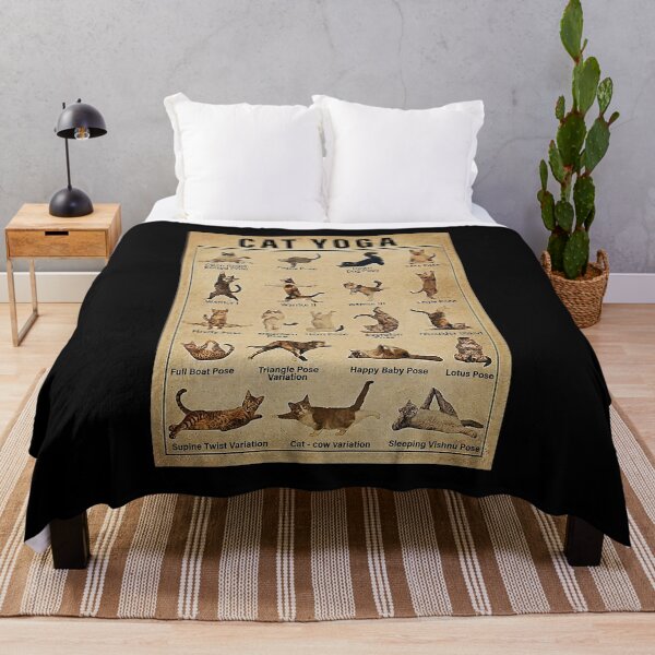 Item preview, Cat Yoga art cats lover designed and sold by Alexanderhishop.