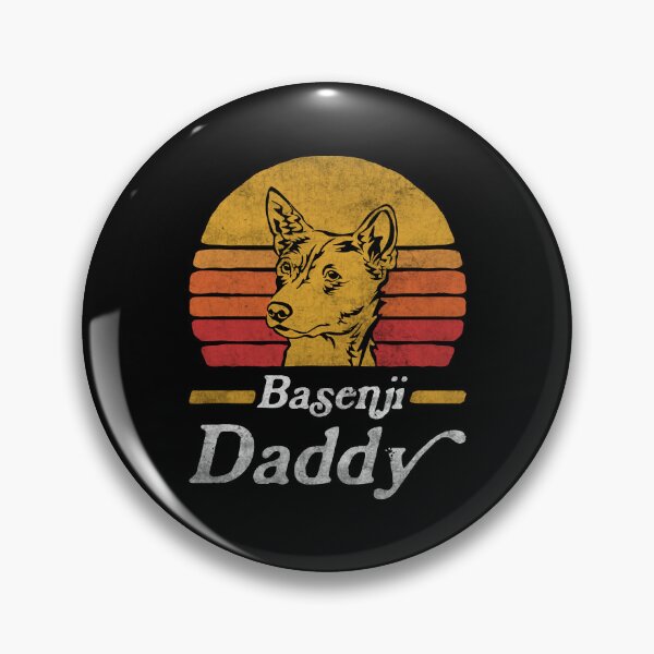 Item preview, Retro Vintage Basenji Daddy designed and sold by More Cute Dogs.