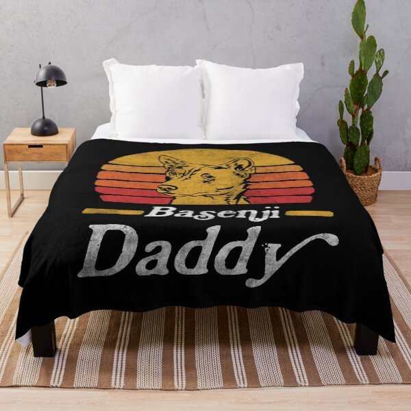 Item preview, Retro Vintage Basenji Daddy designed and sold by More Cute Dogs.