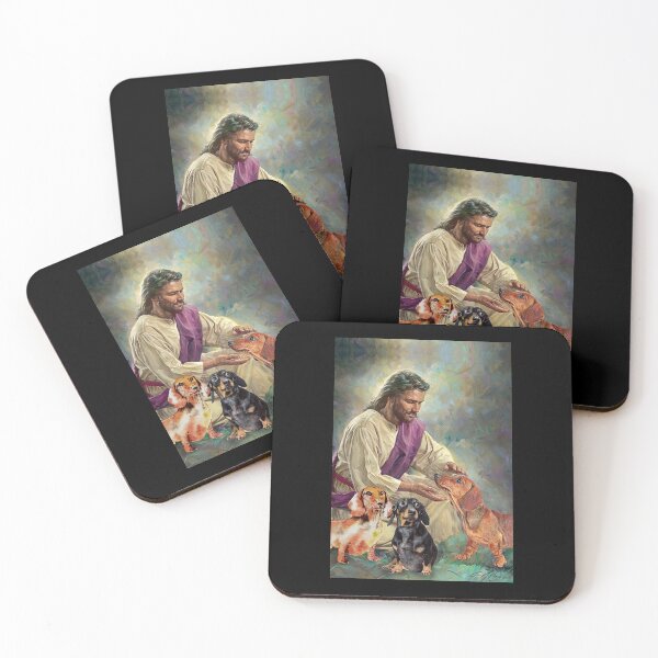 Item preview, Dachshund Restored Gospel of Jesus art designed and sold by cevyl49.