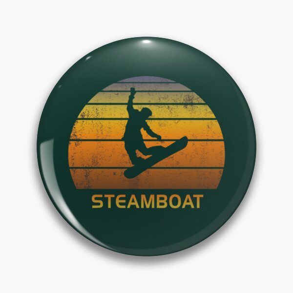 Item preview, Retro Snowboard Steamboat    designed and sold by ClaraDeenaz.