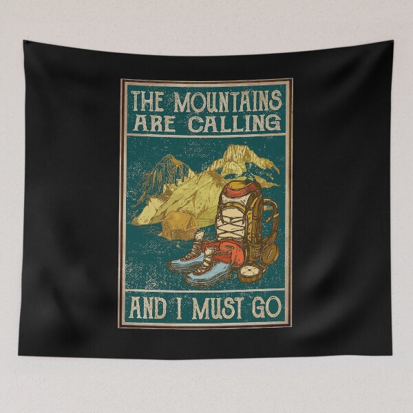 Item preview, Hiking - The mountains are calling and I must go  designed and sold by reenea84.