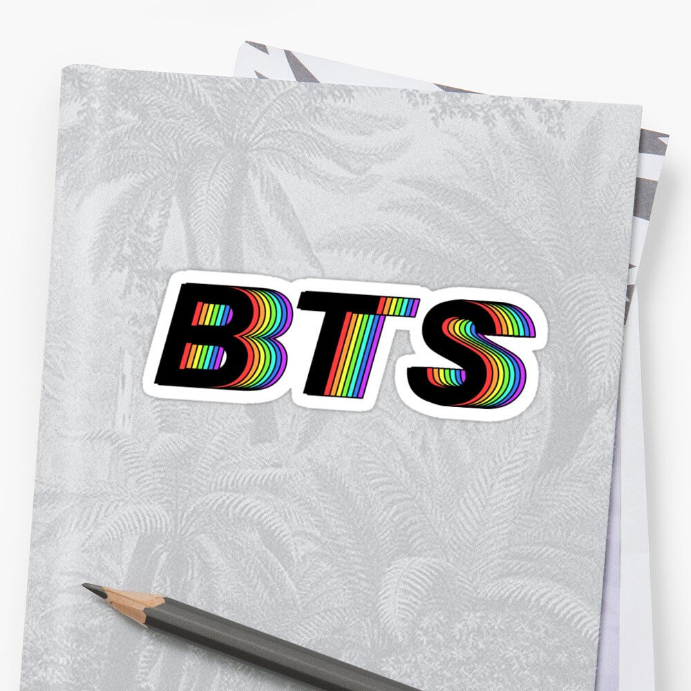 "BTS KPOP" Stickers by shannonpaints | Redbubble