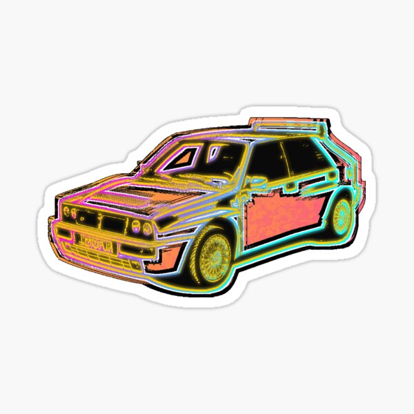 Item preview, Neon Lancia Delta designed and sold by Nipsy.